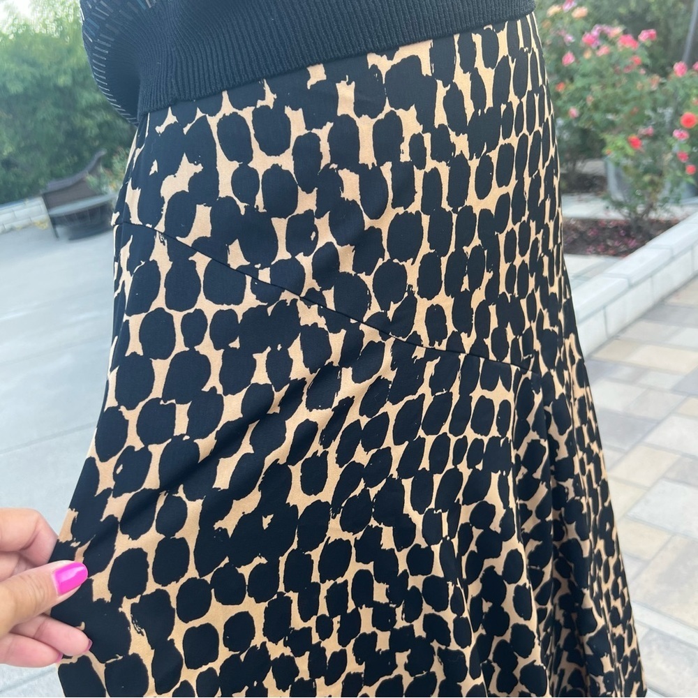 WHO WHAT WEAR leopard print midi skirt|10 - Picture 8 of 9